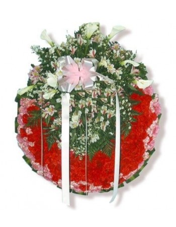 carnations round crown