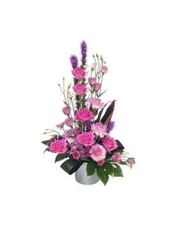 Ramo en rosas rosadas 2