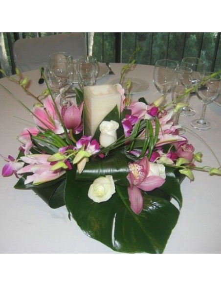 And Orchids Centerpiece