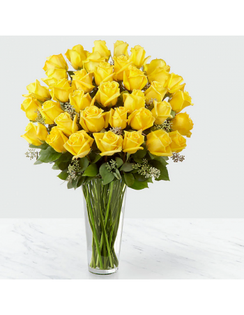 Jarrón de Rosas Amarillas 2