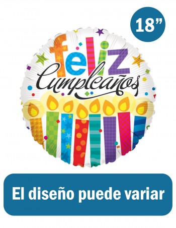 Globo de Cumpleaños 18"