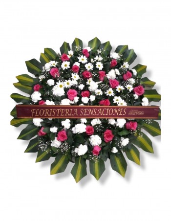 Funeral Spray in sunflowers