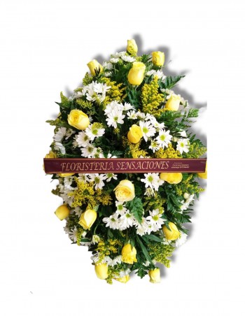 Funeral Arrangement in Roses and Daisies 2