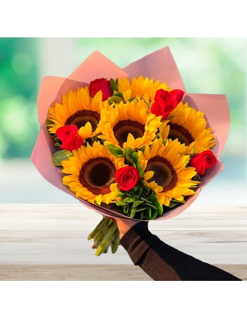 Bouquet of sunflowers